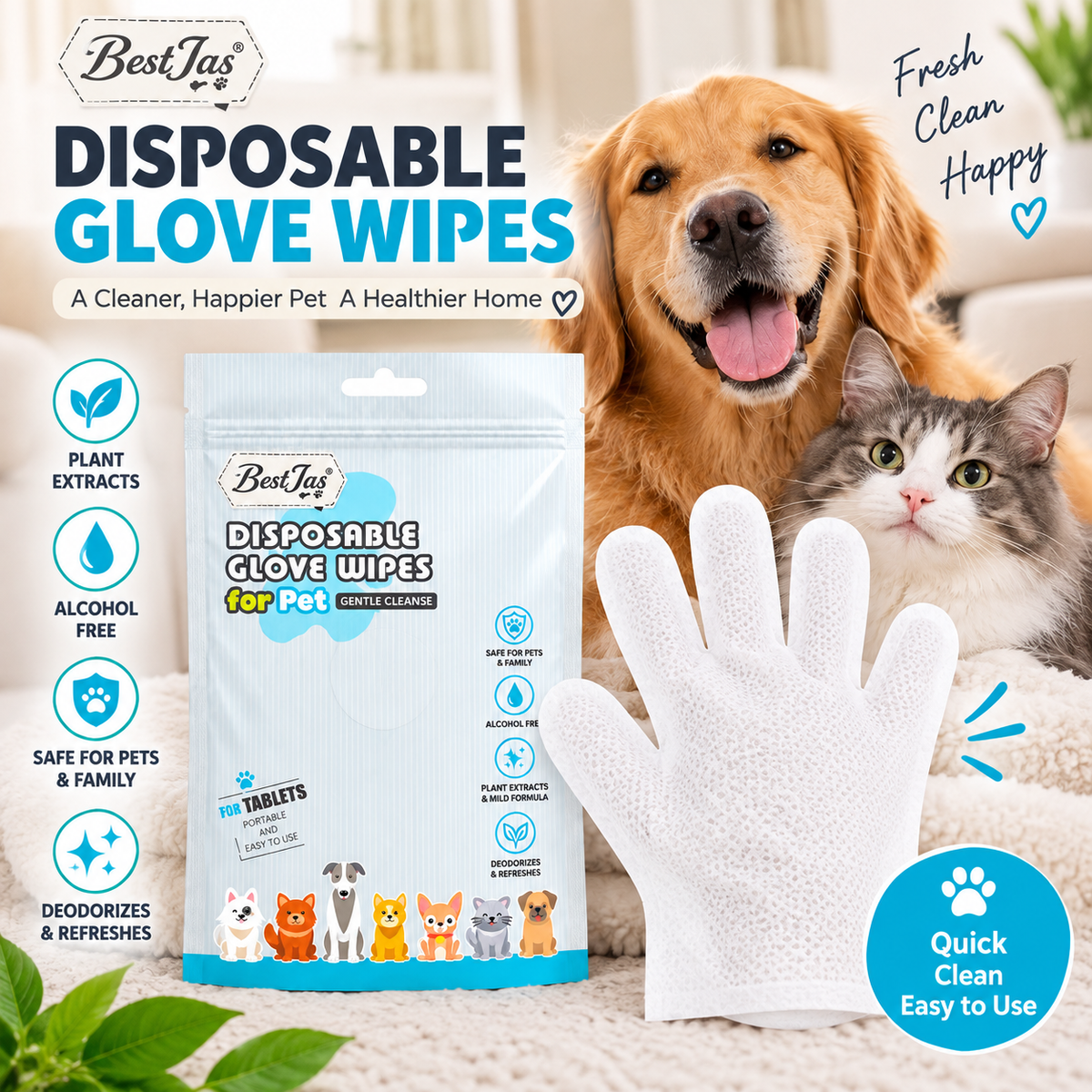 ๐ถ Wipe Away Pet Messes in Seconds! ๐งค๐