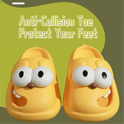 🐶 50% OFF 👅 Funny 3D Big Eye Dog Slides – Cute & Comfy EVA Slippers