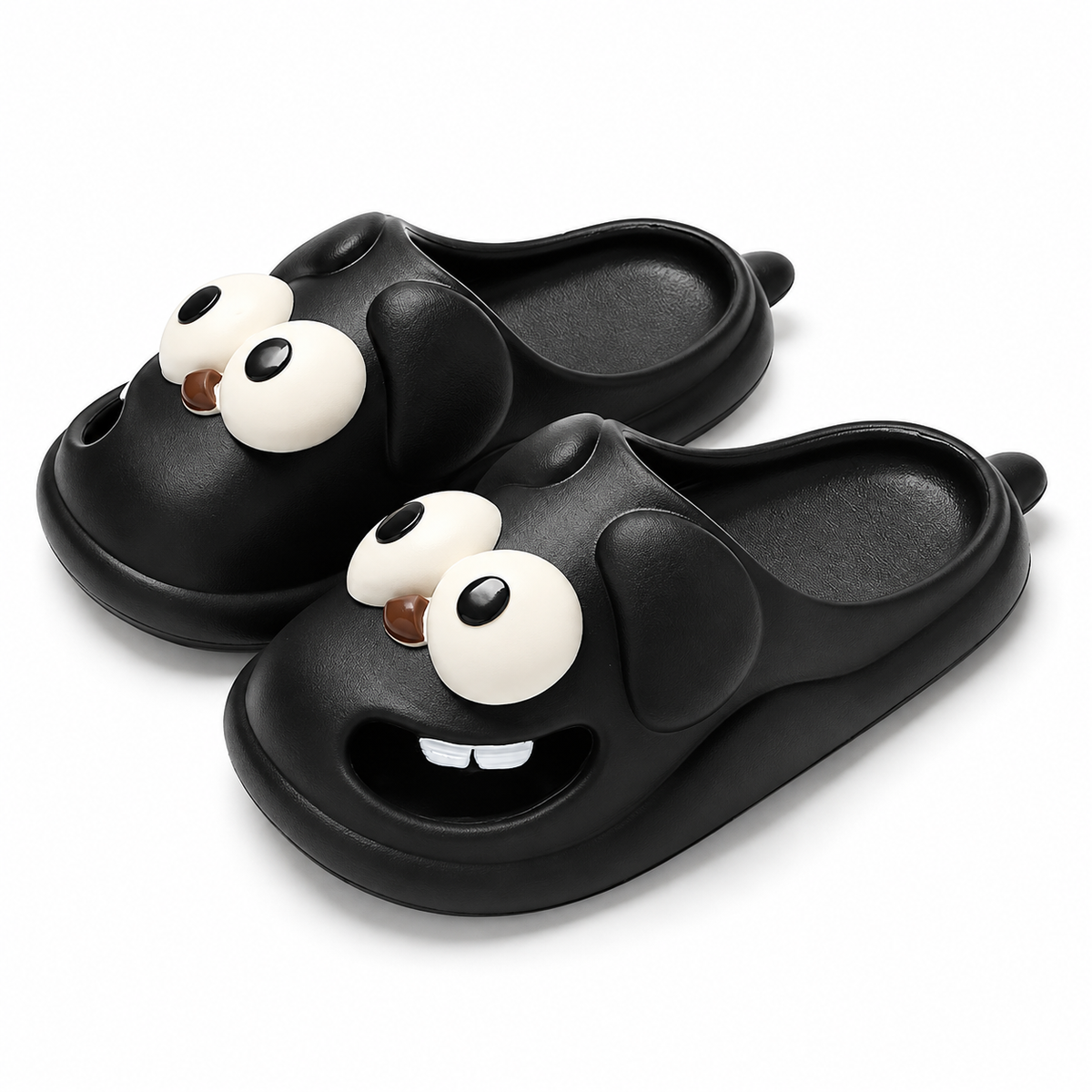 🐶 50% OFF 👅 Funny 3D Big Eye Dog Slides – Cute & Comfy EVA Slippers