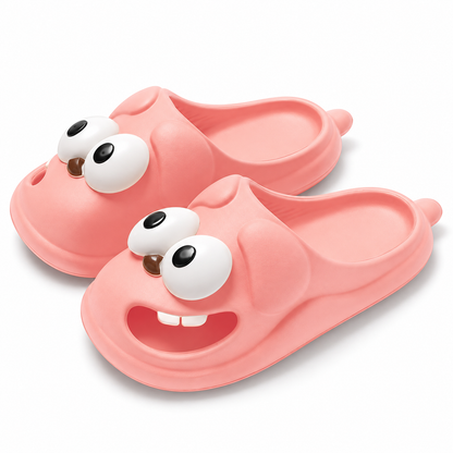 🐶 50% OFF 👅 Funny 3D Big Eye Dog Slides – Cute & Comfy EVA Slippers