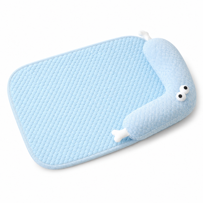 Cooling Pet Mat with Support Pillow – Medium