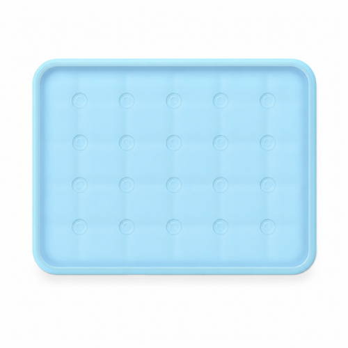 Light Blue Cooling Gel Pet Mat