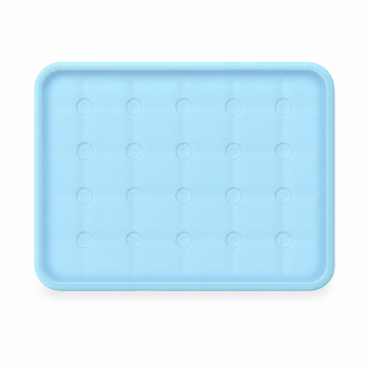 Light Blue Cooling Gel Pet Mat
