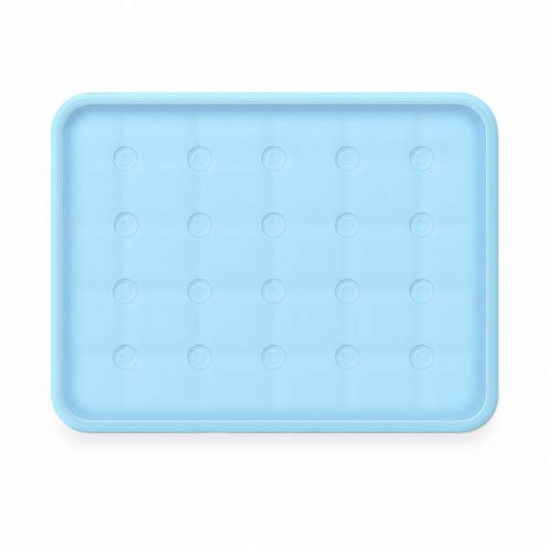 Light Blue Cooling Gel Pet Mat