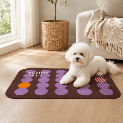 Quick-Dry Diatom Mud Pet Feeding Mat