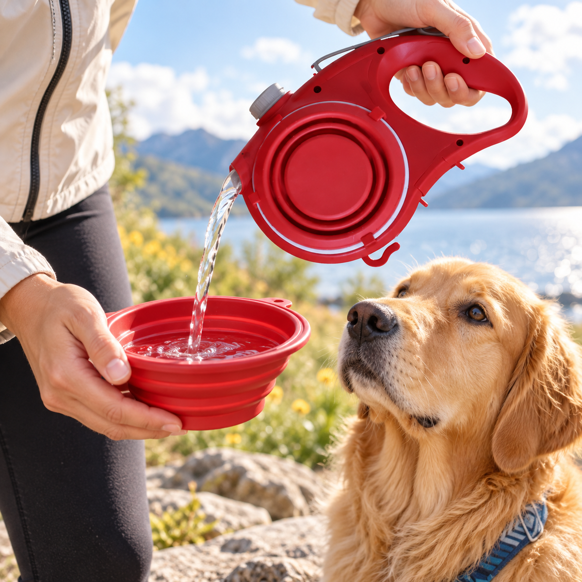 4-in-1 Retractable Dog Leash